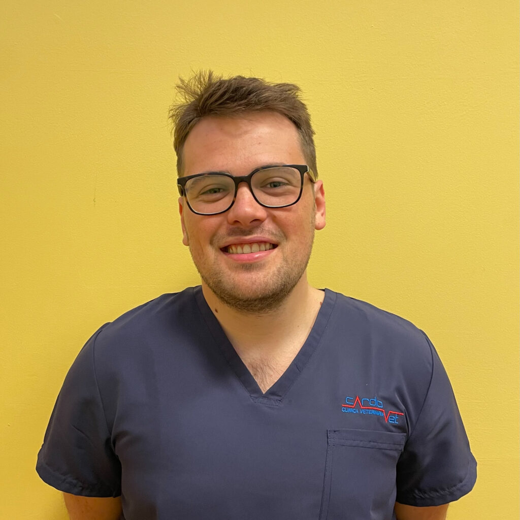 Il Dott. Filippo Di Spigno della clinica veterinaria Cardiovet